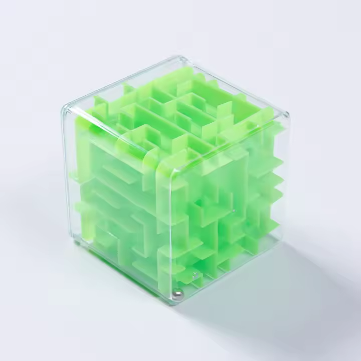 Juego de Laberinto 3D Diikamiiok de 8cm Mezcla de Plástico Juguete Educativo para Niños y Adultos Estilo Cúbico Recomendado para 14 años + - 1