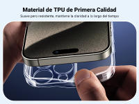 UGREEN Crystal Clear Original Protection Series Funda para teléfono para iPhone 16, iPhone 16 Plus, iPhone 16 Pro, iPhone 16 Pro Max, Transparente - details 4