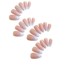 Uñas Falsas Francesas Ligeras Rosa con Brillo Uñas Suaves y Sin Peligro para Amantes de Manicura y Bloggers de Belleza - details 6