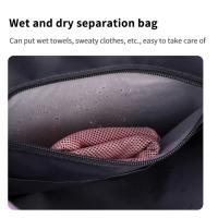 Mochila De Viaje Para Mujer IKE MARTI Con Gran Capacidad Bolsa Deportiva De Fin De Semana Yoga Multifuncional Cruzable Con Cremallera - details 16