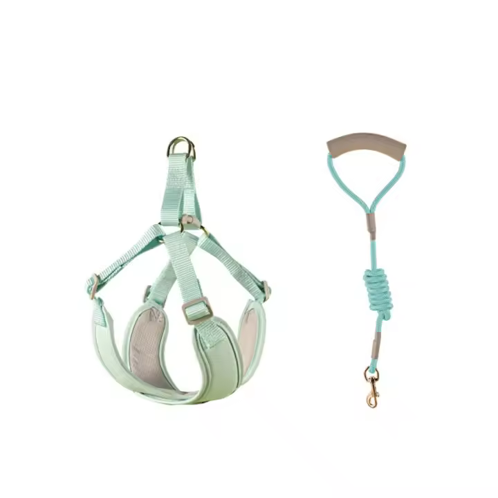 Arnés para perro en forma de X, chaleco suave y transpirable, correas para el pecho para cachorros y gatos, correa ajustable para el pecho para mascotas al aire libre - 1