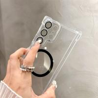 Funda de Armadura Transparente Magnética para Samsung Cubierta Protectora de Choque Reforzada con Corners de Lujo Ultra - details 3