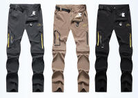 Pantalones de pesca ligeros convertibles para senderismo para hombre, impermeables, de secado rápido, ed - details 1