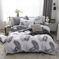 Súper Suave Comforter de Cama Doble con Funda de Edredón Microfibra Tamaño Queen King Twin 220x240 para Almohada Nórdica Plaid Individual - details 3