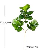 Árbol de Figo Artificial Grande 70-135cm con Ramas de Plantas de Goma Falsa - details 6