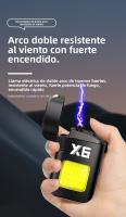 Encendedor Eléctrico Recargable USB Iluminación de Arco COB Gadgets Tecnológicos para el Hogar - details 1