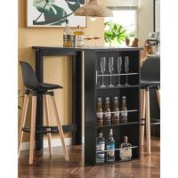 FWT64-WN Mesa Barra Bar Mesa Alta de Comedor con 1 Cajón y 3 Estantes Blanco Altura 90cm ES - details 28