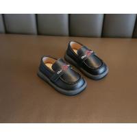 Zapatos de cuero para niños pequeños, zapatos planos de fiesta para boda con gancho y bucle, fáciles de usar, mocasines suaves para niños, tendencia clásica suave, 2025 - details 7