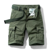 Pantalones Cortos de Carga de Algodón 100% Pantalones Cortos Casuales para Hombres en Verano 2025 - details 9