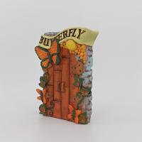 Figurita de puerta de hada elfo para jardín, artesanías de resina, puerta de jardín en miniatura divertida, puerta de hadas hecha a mano, decoración de escritorio - details 8