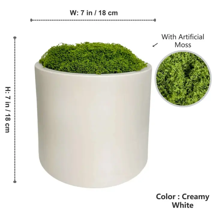 ETA para decoración del hogar, cerámica blanca plástico ETA, plantas, mesa de comedor nórdica decoración boda y dormitorio - 1