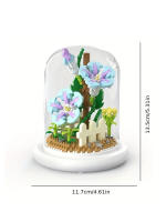 Eternal Flower Series Sunflower Rose Micro Particle Building Blocks Toy Children's Birthday Gift Desktop Ornament - details 15