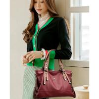Bolso de mano de cuero de alta calidad para mujer, Cartera de diseñador de lujo de gran capacidad, Bandera de hombro, informal - details 5