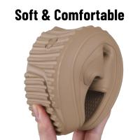 Pallene 2025 nuevos zapatos de playa para hombres y mujeres, sandalias suaves de verano para casa, chanclas de recuperación con soporte para arco, chanclas ortopédicas cómodas - details 9