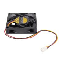 Ventilador de refrigeración sin escobillas, 70x70mm, 12V, 3 pines, caja de ordenador, CPU, CC, negro - details 4