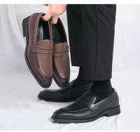 Mocasines, zapatos sin cordones, zapatos formales sin cordones de estilo británico, zapatos de hombre - details 12
