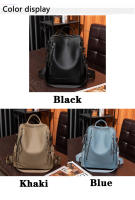 Bolso de hombro para mujer, versión coreana, versátil, a la moda, mochila de cuero PU suave de gran capacidad, doble uso - details 3