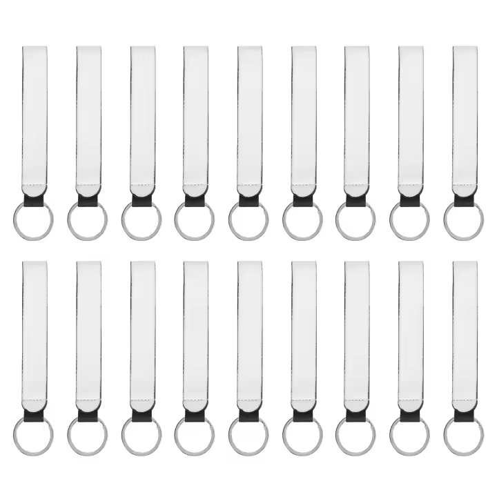 30 piezas de sublimación en blanco, cordones para pulsera, correa, llavero, cordón para muñeca, soporte para llavero - 1