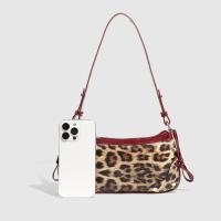 Bolso de Leopardo para Mujeres Bolso Tejido Cuadrado Pequeño para Llevar Bolso Cruzado y de Hombro - details 4