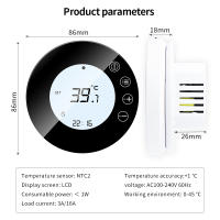 Controlador de temperatura del termostato inteligente WiFi 16A para calefacción de Suelo Eléctrica termostato de control de temperatura ambiente - details 5
