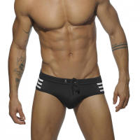 Calzoncillos Nation xer para hombre, pantalones cortos a rayas, traje de baño deportivo para surfear en la playa, aguas termales - details 3