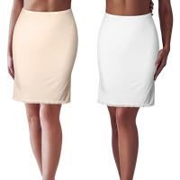 Vestido corto de encaje con flores para mujer, falda interior de seguridad antiestática, prevención de deslizamientos, vestido fino de media deslizamiento para niña - details 6