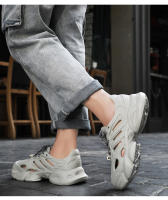 Zapatos de los hombres de verano nuevas sandalias de los hombres no apestan pies agujero zapatos de moda versátil casual zapatos hueco transpirable solo zapatos - details 12