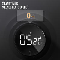 Walfos Timer kitchen cooking loud magnetic electronic reminder rotary alarm clock home timer baking tool - details 7