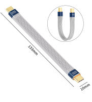 Cable de datos USB4 40Gbps USB C Thunderbolt 4 a tipo C PD 240W 8K@60Hz FPC Cable corto - details 2