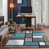 Alfombras de Salón antideslizantes, Modernas, Pelo Corto para Salón, Dormitorio, área Interior - details 9