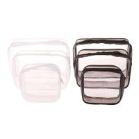 Bolsas de almacenamiento de lavado portátiles para mujer, organizador con cremallera, bolsa de cosméticos, transparente, a la moda, 1 unidad - details 10