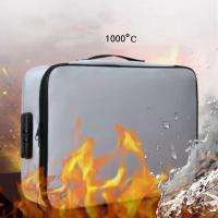 Bolsa de documentos impermeable y resistente al fuego, multicapa con cerradura, funda portátil para pasaporte, cierre de cremallera, maletín para archivos con asa cómoda - details 10