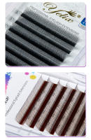 Yelix New 2D Volume Lashes Dark Brown Ultra-thin Y Lash Extension Lightweight Premade Fans Eyelash Extensions Single Tip 2D Y - details 13