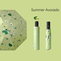 Paraguas de viaje plegable de verano, paraguas a prueba de viento, paraguas para sol y lluvia, paraguas impermeable y anti UV para mujeres y hombres, automático - details 8