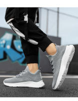 Zapatos informales coreanos versátiles para deportes nuevos para hombre y mujer, tejido volador para correr, talla grande, modernos y a la moda - details 22