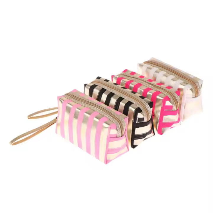 Bolsas de Almacenamiento de Cosméticos Láser PVC Impermeables Organizador de Viaje para Mujeres - 1