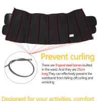 ROBASUK-Entrenador de cintura, corsés recortadores, moldeador de cuerpo para pérdida de peso, cinturón adelgazante ajustable, Control de barriga, moldeador de cuerpo para sudor, cintura delgada - details 11