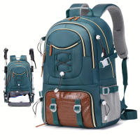Mochila con gran capacidad para acampar deportes, adecuada para hombres y mujeres con compartimento para computadora portátil de 17 pulgadas - details 4