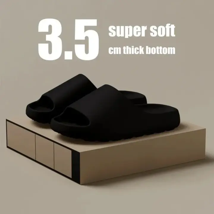 Zapatillas de Coco para Hombre y Mujer Moda de Verano Suela Gruesa Antiparadas Suaves - 1