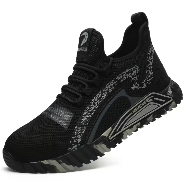 Zapatos de Trabajo Transpirables para Hombres  Zapatillas de Seguridad de Verano con Punta de Acero Antipunctura - 1