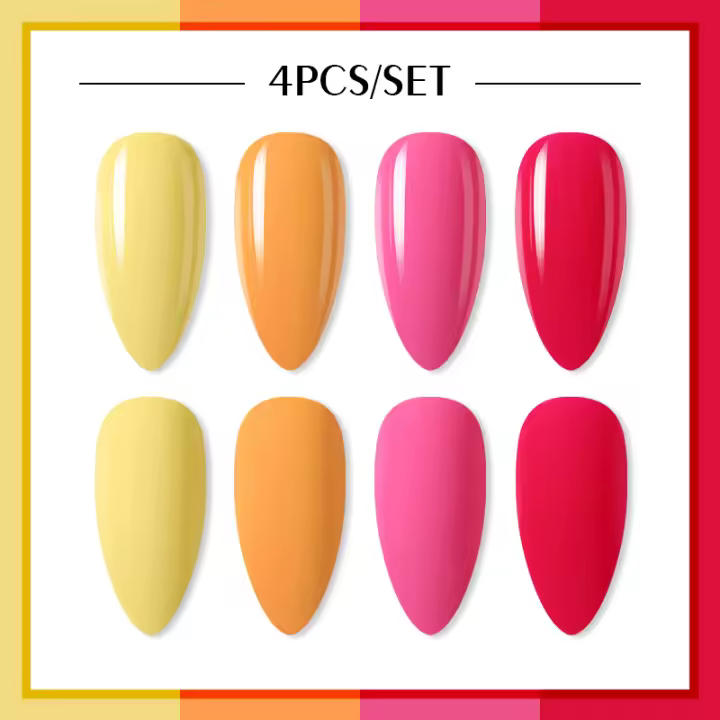 Arte Clavo-Juego de esmaltes en Gel para uñas, barniz para Base de imprimación, colores mezclados, semipermanente, 8/15ml, 10 unids/lote - 1