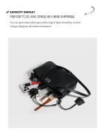 Bolsa de hombro de nueva moda con bloqueo de la axila, bolsa de mensajero, locomotora portátil ligera de lujo, bolsa cuadrada pequeña - details 3