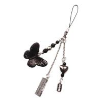 Correa de teléfono Y2K de mariposa negra, cordón de llave de estilo gótico, cadena para teléfono móvil, cordón fresco y dulce, llavero móvil, cordón, regalo de joyería - details 8