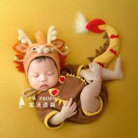 Foto de Bebé Recién Nacido Tela de Algodón Retro para Diapers, Sombreros, Almohadas, Accesorios de Recién Nacido, Falda Ense, Dinosaurio Mamuruko - details 10
