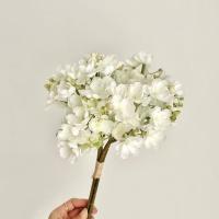 4 uds/paquete de flores de jazmín artificiales blancas, ramos artificiales decorativos DIY, flores falsas de plástico de simulación - details 14