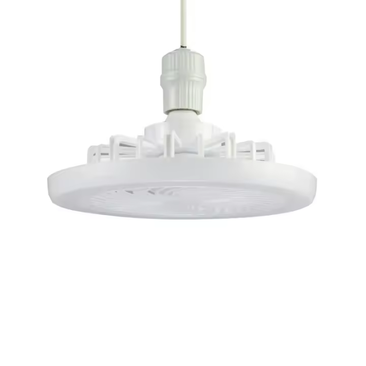 Ventilador de luz LED 2 en 1, lámpara de tres velocidades, cuenta E27, tornillo, Control remoto, Control de pared, dormitorio - 1