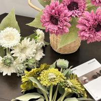 Nueva rama de girasol Artificial de 47CM, ramo de flores falsas elegantes Vintage, seda de terciopelo, suministros de decoración para fiesta de otoño Artificial - details 3