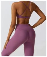 Pantalones de Yoga Transpirables para Mujer Pantalones Deportivos sin Costuras Elásticos Hips Push Up Leggings de Fitness Exercise Yoga Tipo de Paño: Entrenamiento - details 10