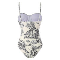 Nuevo traje de baño de una pieza para mujer, falda larga con protección solar y correa adelgazante, conjunto de dos piezas, traje de baño de aguas termales - details 21
