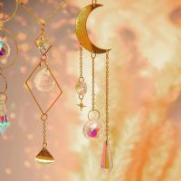 Colgante de Viento de Jardín al Aire Libre Luna de Cristal, Estrellas, Sol, Arco Iris, Ventana, Reloj, Atrapaparásidos - details 7